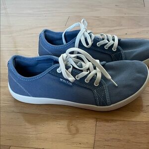 WHITIN Men's/unisex Denim Blue Lace-Up Sneakers size 42